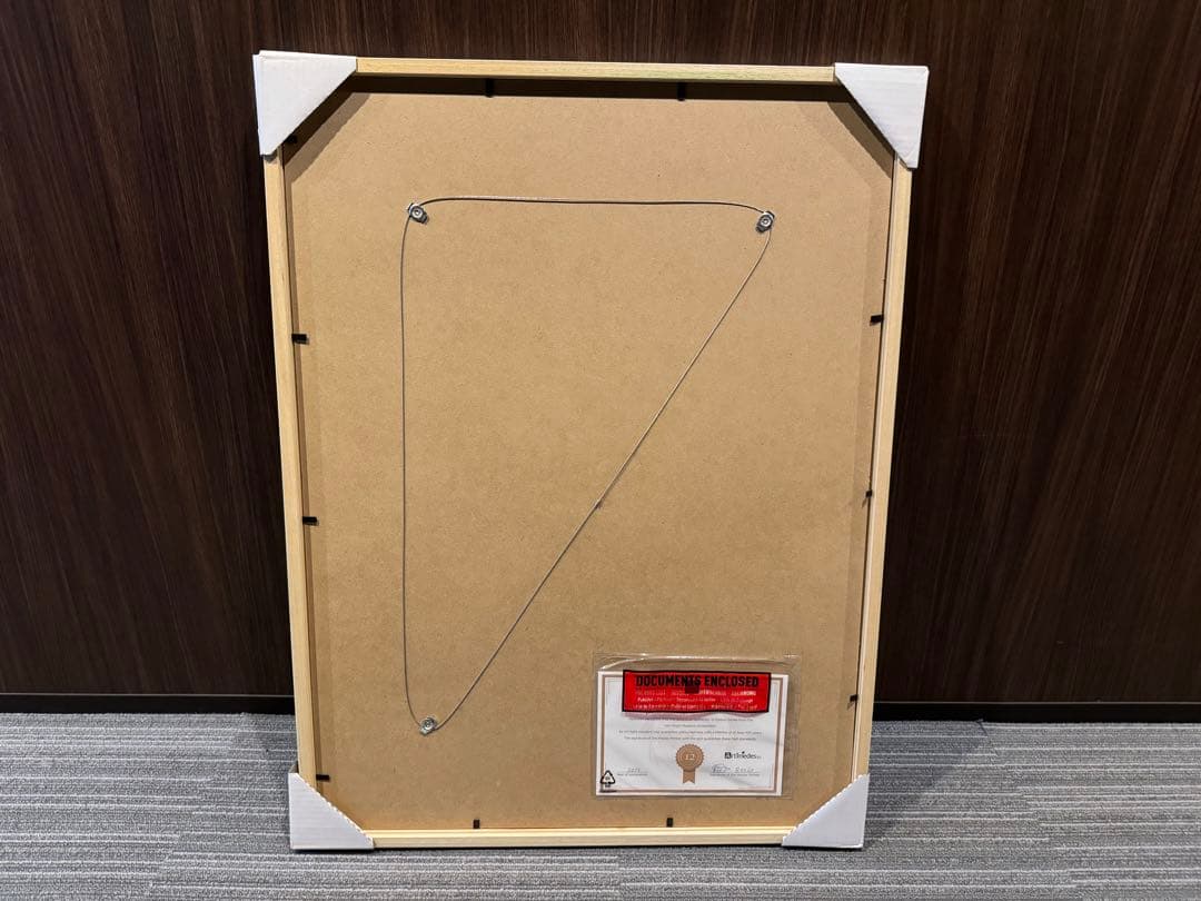 オランダ ゴッホピカチュウ プリントアート 63×83cm額装オプション済 新品