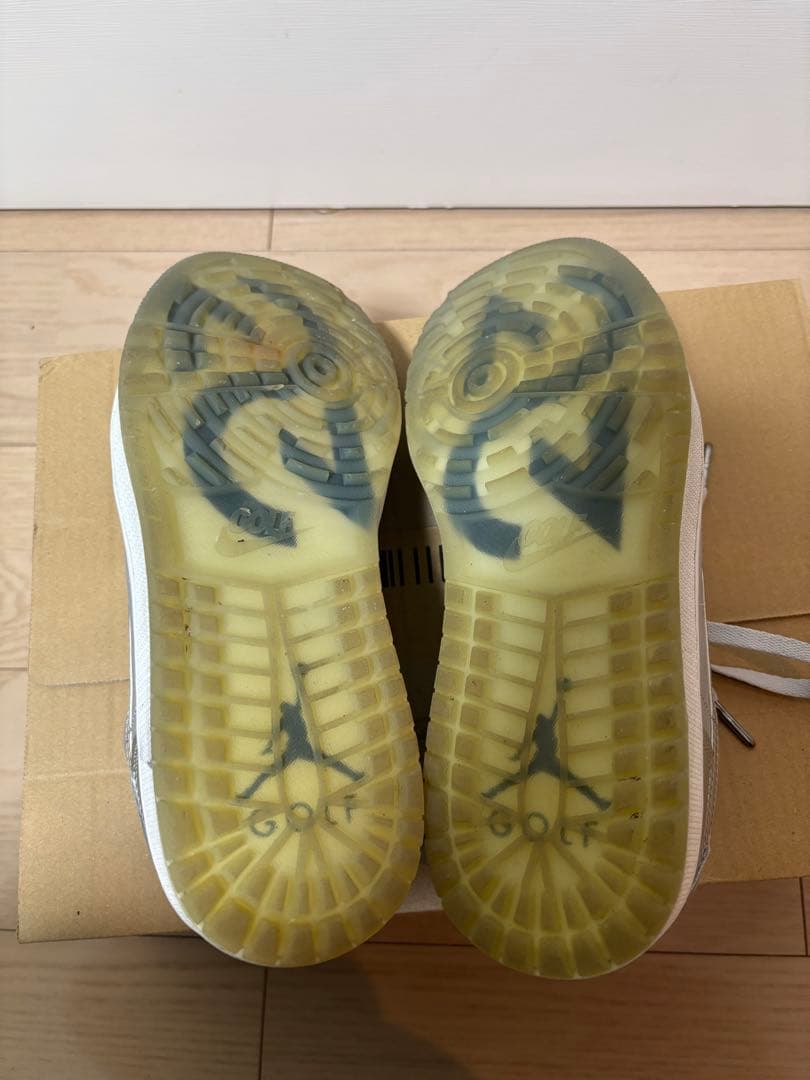Nike Air Jordan 1 Low メタリックシルバー　aj1 ゴルフ