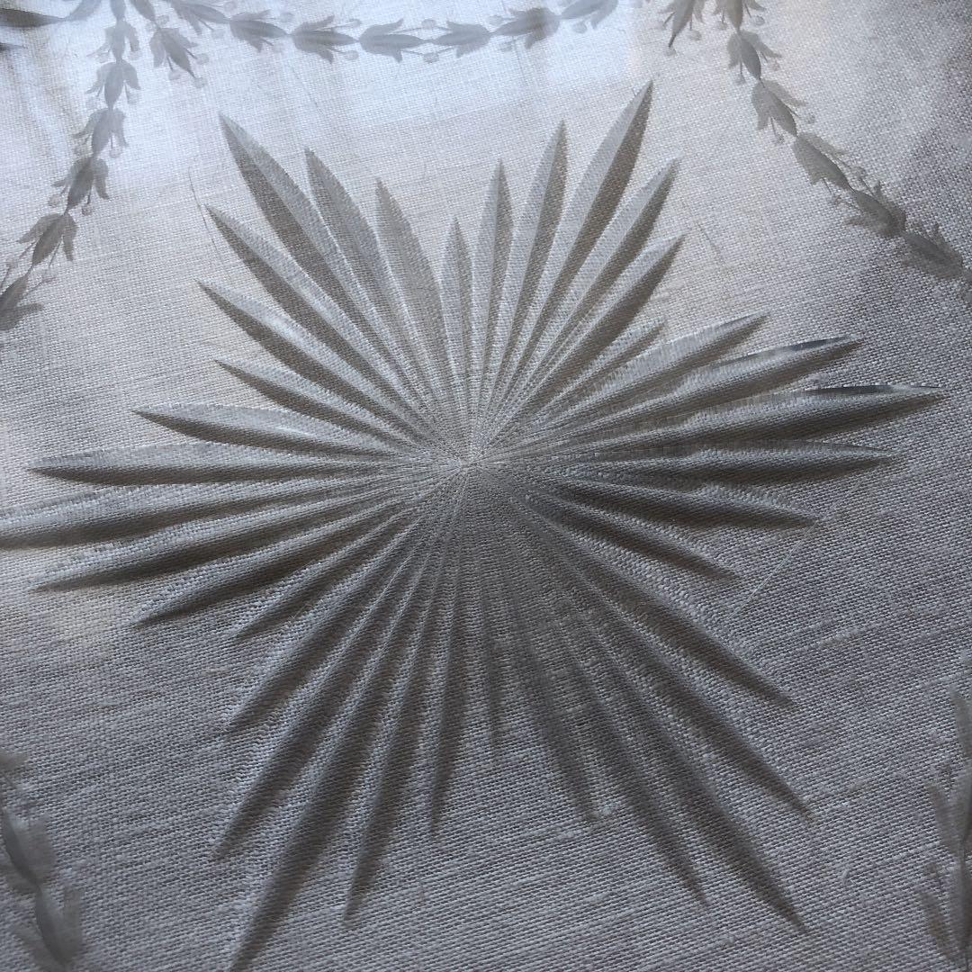 フランスアンティーク　クリスタル　プレート