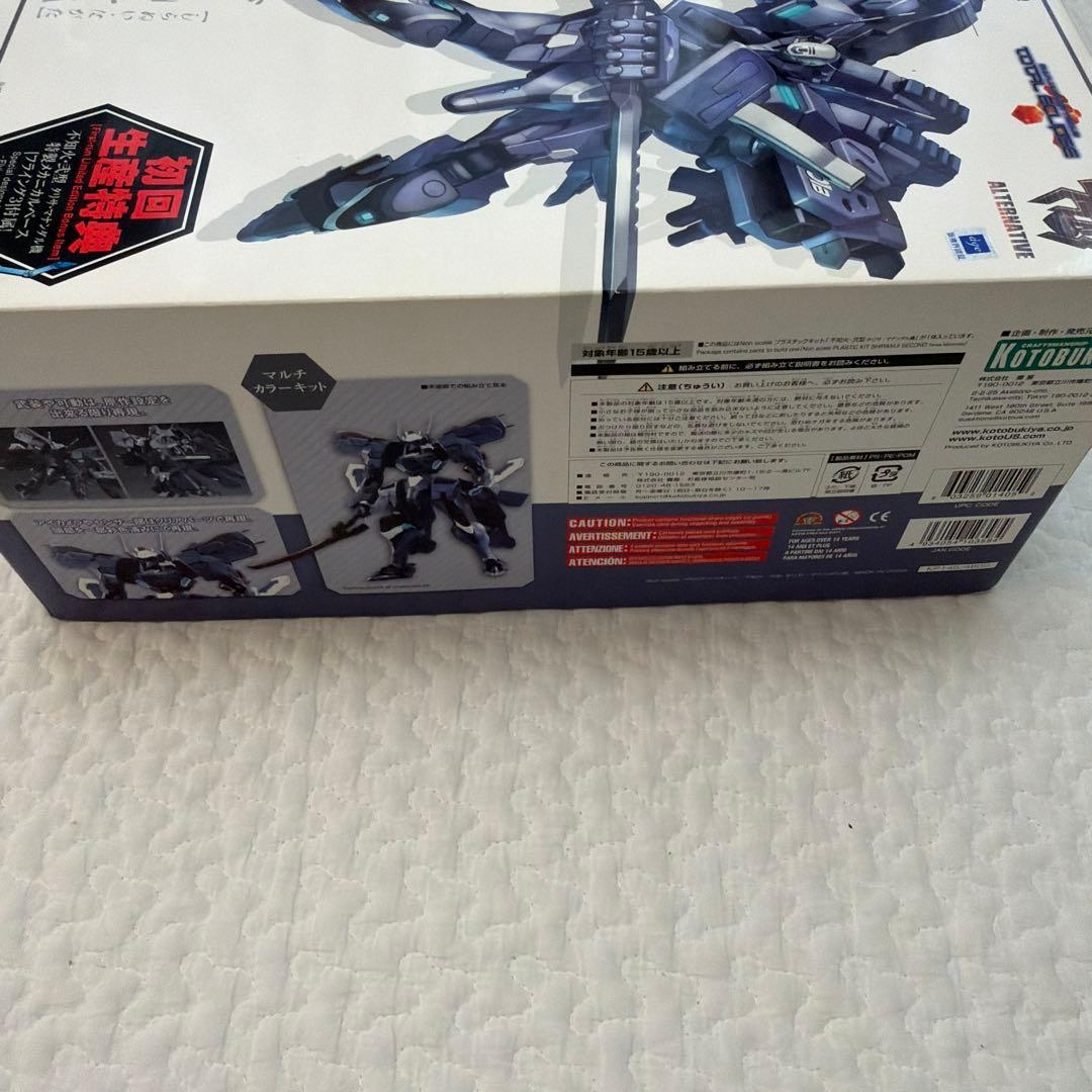 マブラブ　プラモデル　不知火　弍型　初回生産特典付き