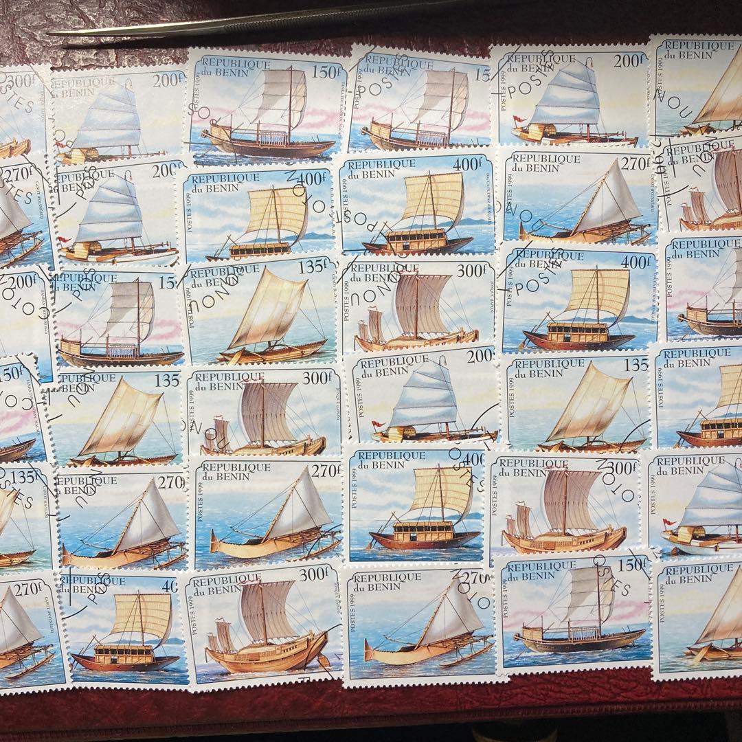 #71現品限り　パーツ向外国切手使用済　ギニア発行30枚