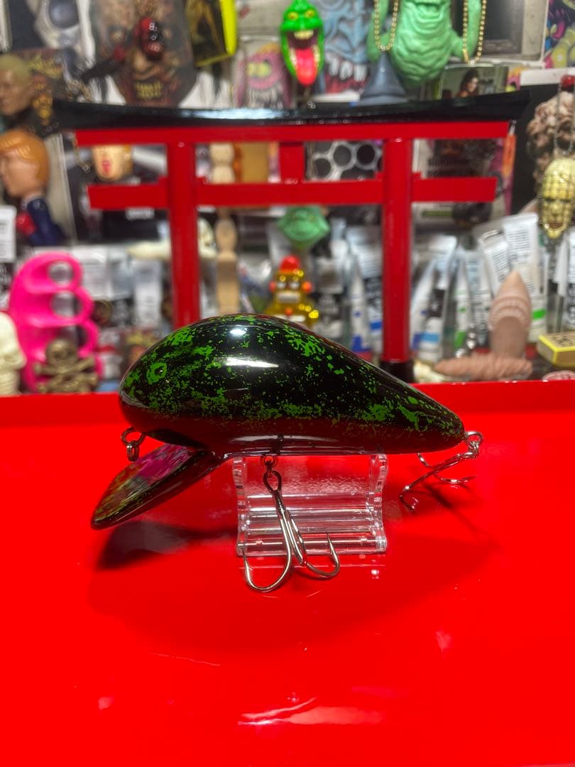 ビックチャンク　漆塗り　ノイジー　緑黒　サーフェイスジョー