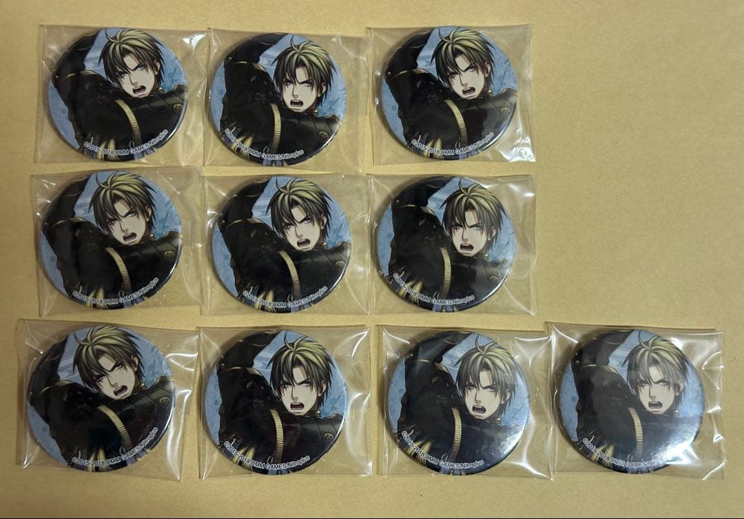 刀剣乱舞 とうらぶ へし切 長谷部 缶バッジ 原作 トイプラ 極 戦闘 10点