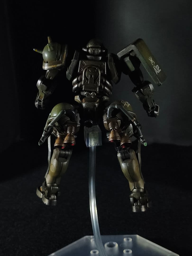 HG ザク(GQ) 全塗装完成品 ウェザリング仕上げ