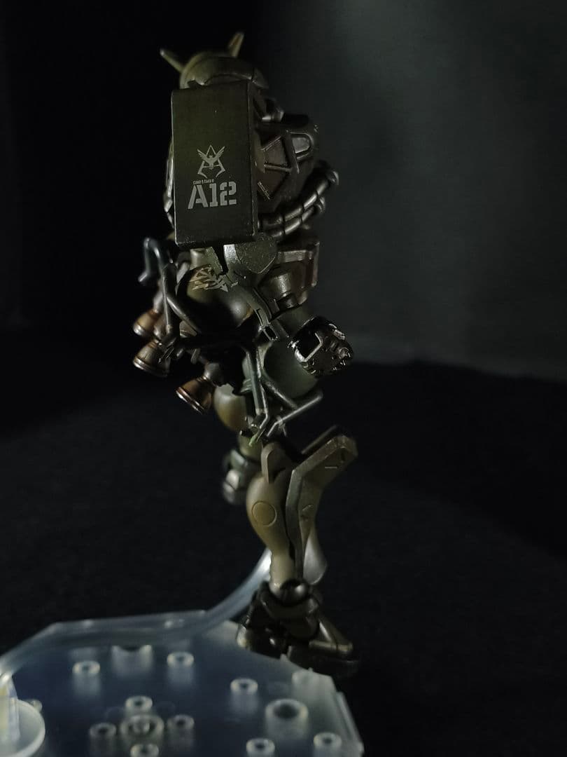 HG ザク(GQ) 全塗装完成品 ウェザリング仕上げ