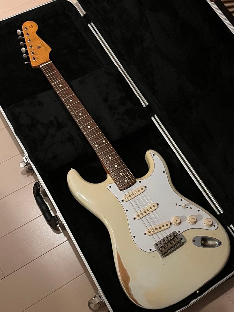 超初期&CSPU搭載！Road Worn Stratocaster 白ローズ