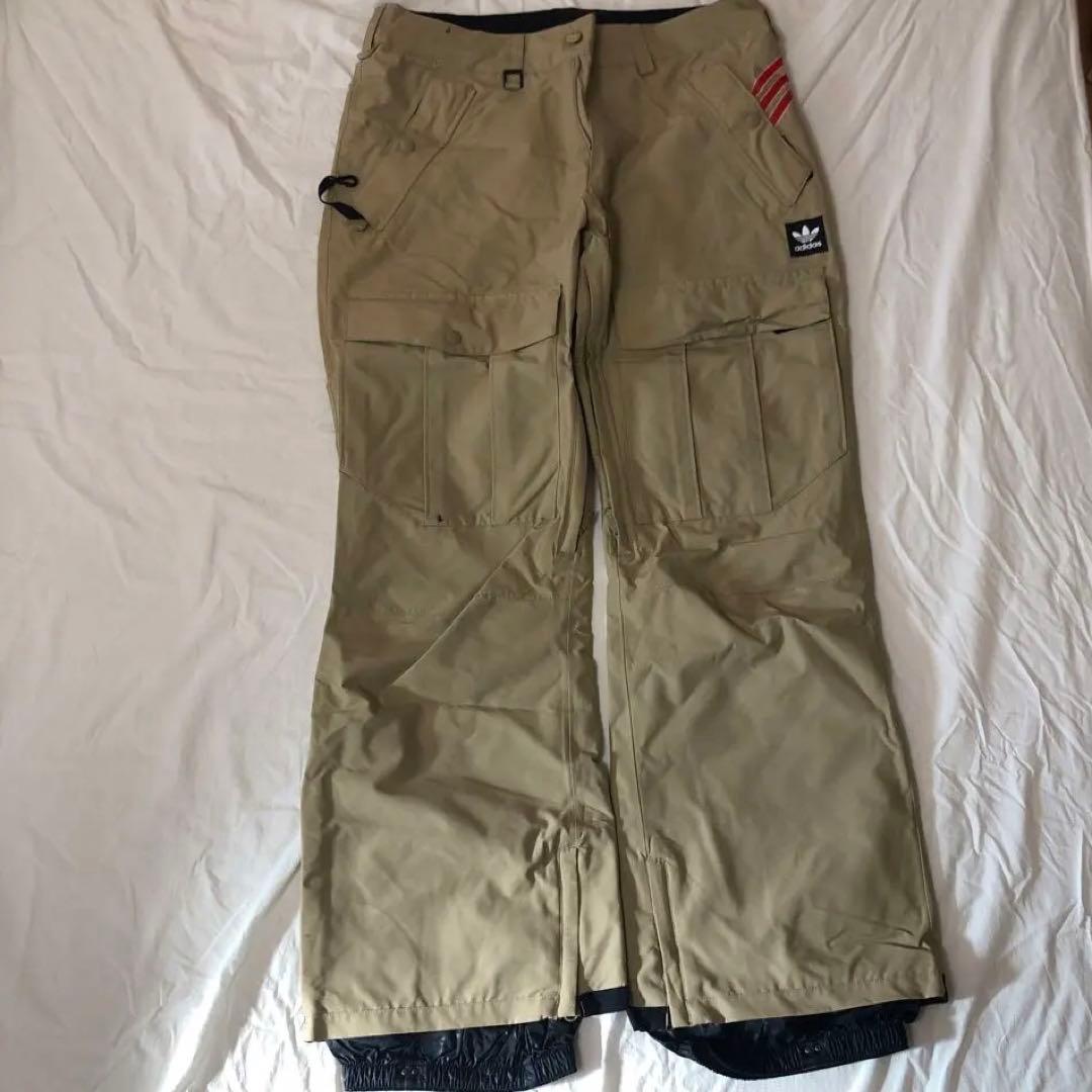 adidas boarding スノーボードパンツ ベージュ