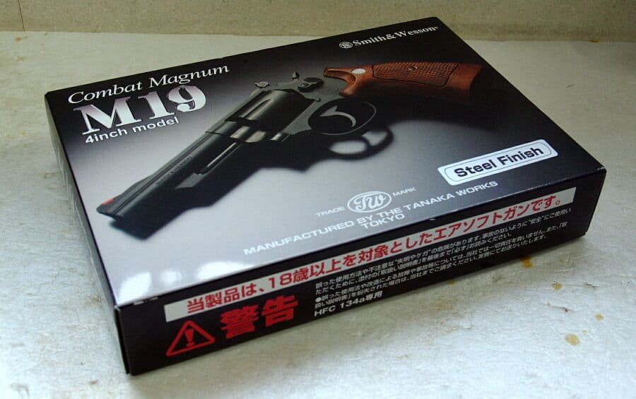 トイガン TANAKA S&W M19 4inch Steel Finish