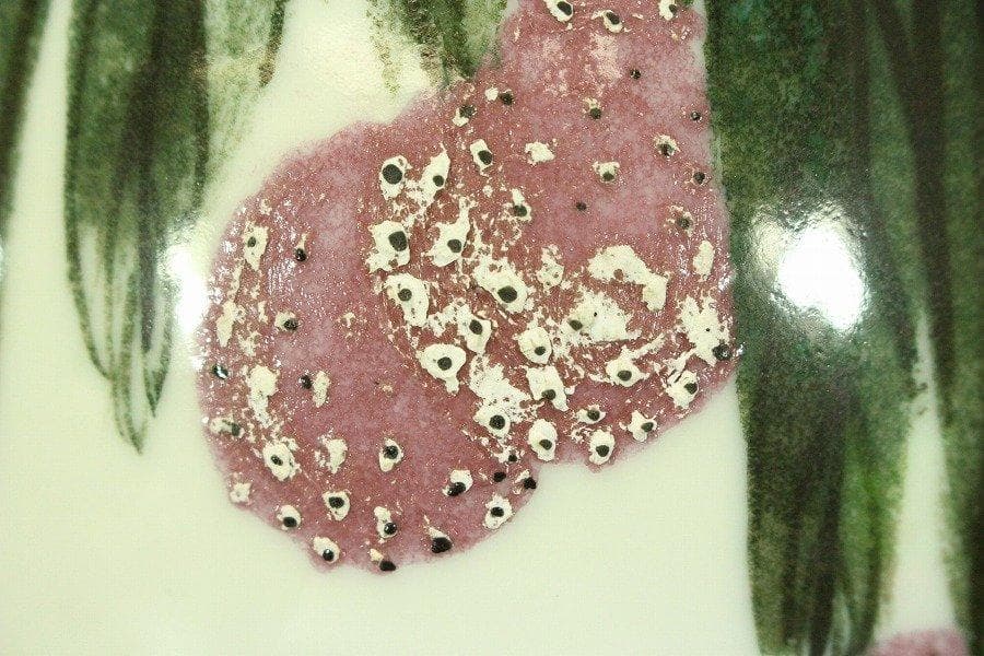 中国美術 色絵 花鳥紋 在銘 瓶 高32.5cm 作家物 N909