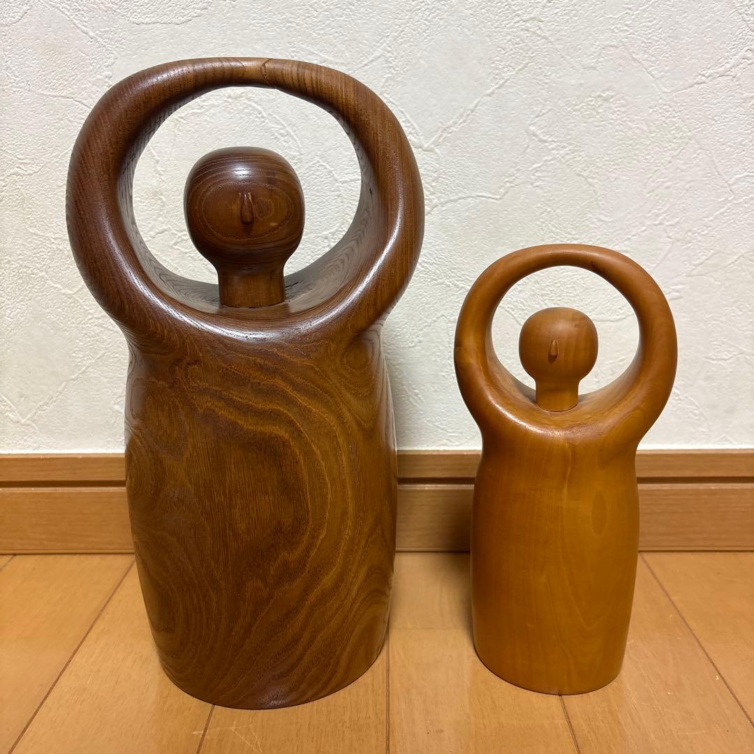 創作こけし　片瀬快平作品　ペア　KokeshiDoll