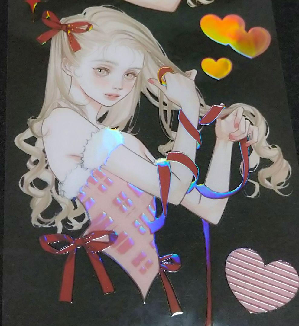 ✩のこり１✩J654＃SEER B·诺(虹光)切り売り海外人物マステ女の子