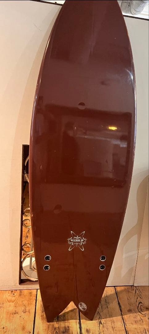 ヴィンテージ　サーフボード　フィッシュボード　Russ-k