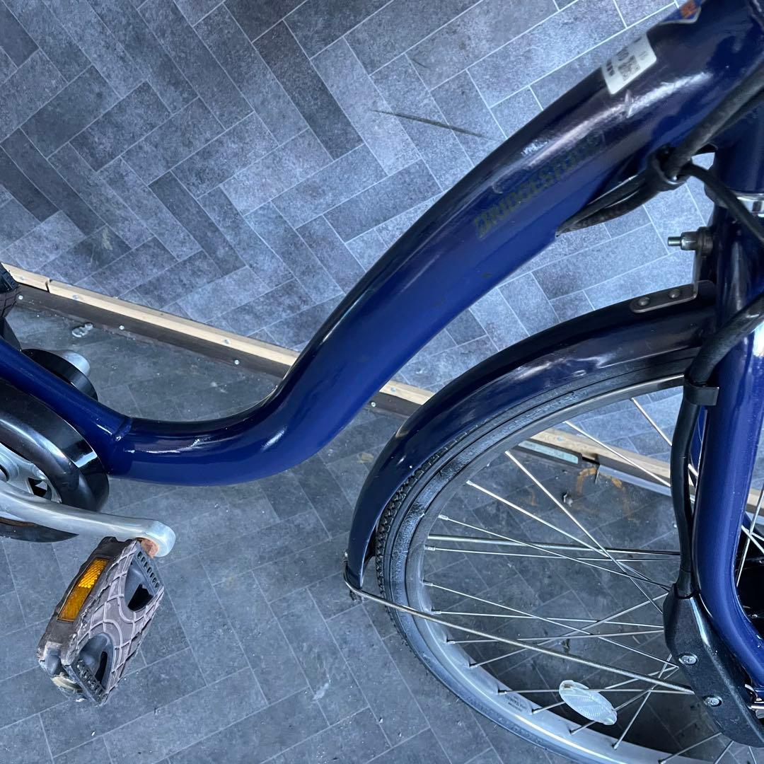 FRONTIA 電動アシスト自転車 ネイビーバッテリーB400