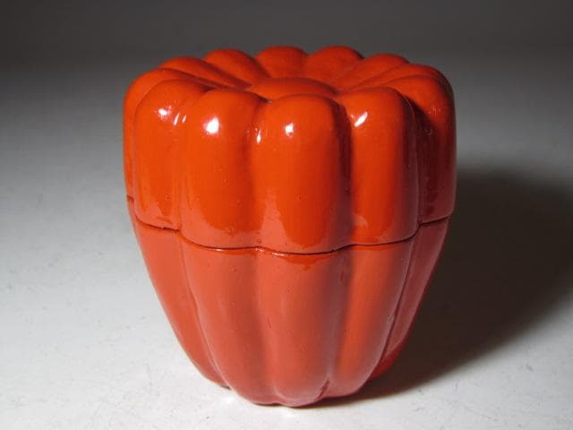 飛来一閑 菊大棗 裏千家 十五代 鵬雲斎花押！o551