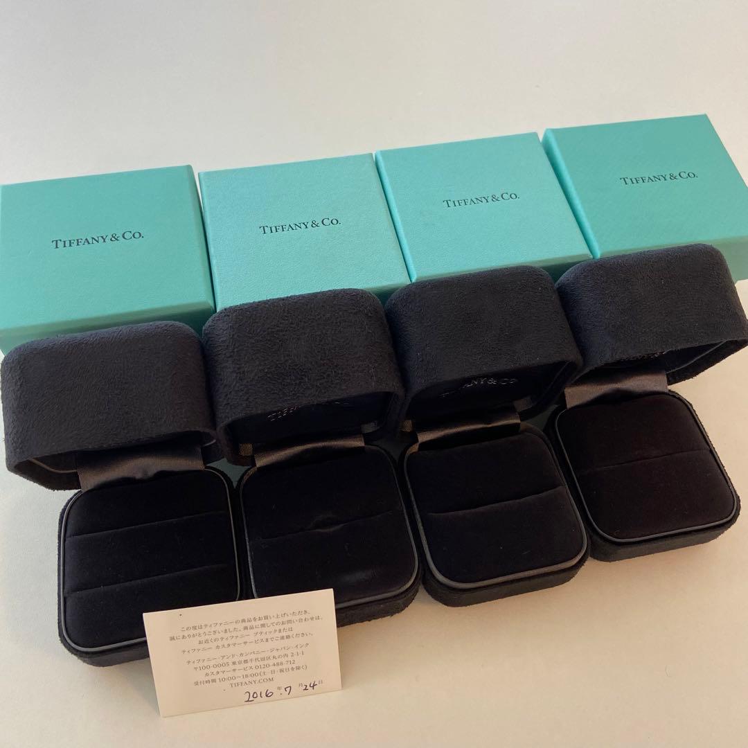 Tiffany　リング　4個セット　空箱