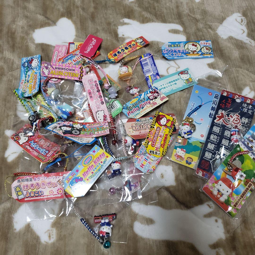 レア★ご当地キティ根付け30個★