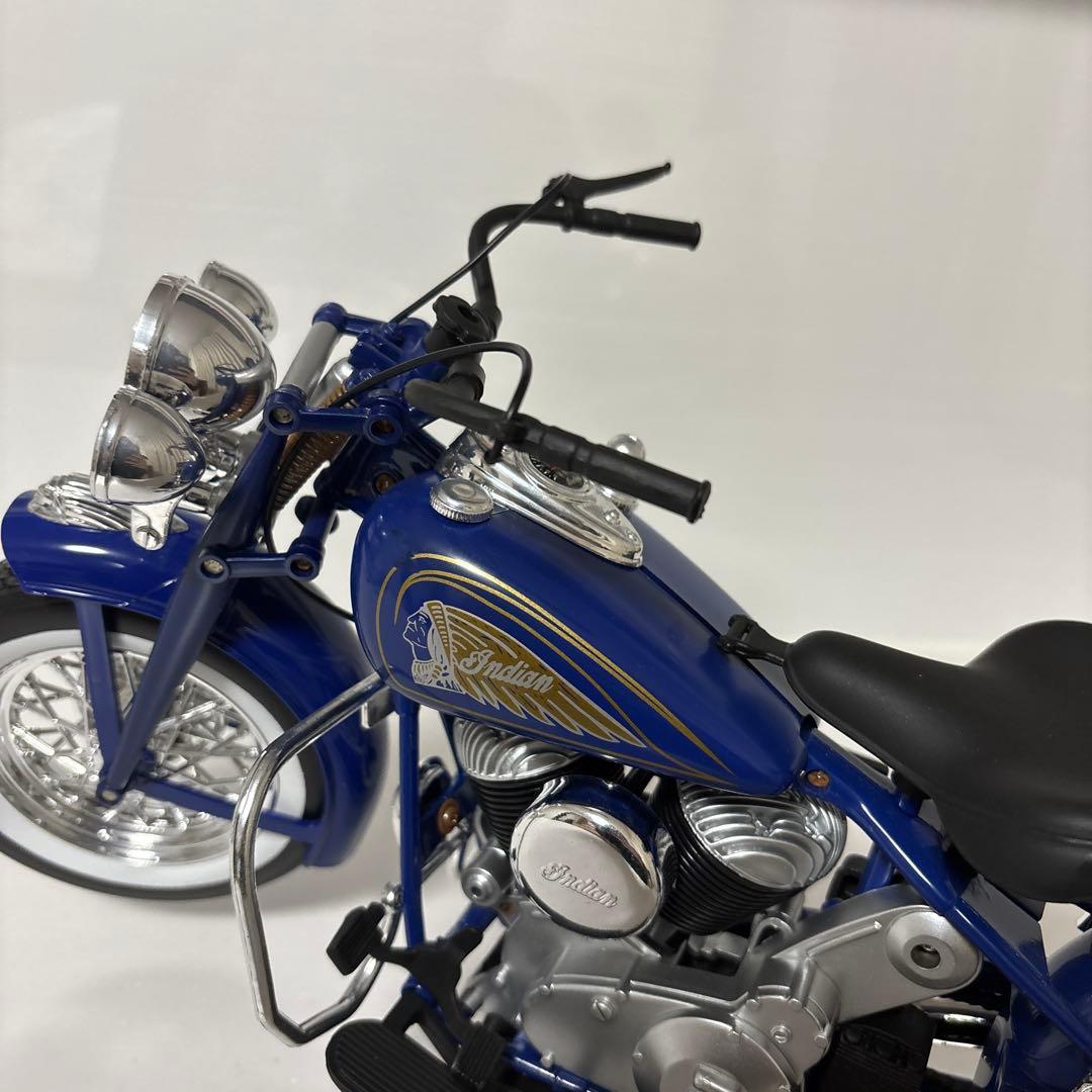 インディアンモーターサイクル ダイキャストモデル インディアン・チーフ ブルー