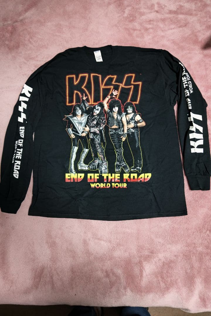 KISS キッス　END OF THE ROAD Tシャツ