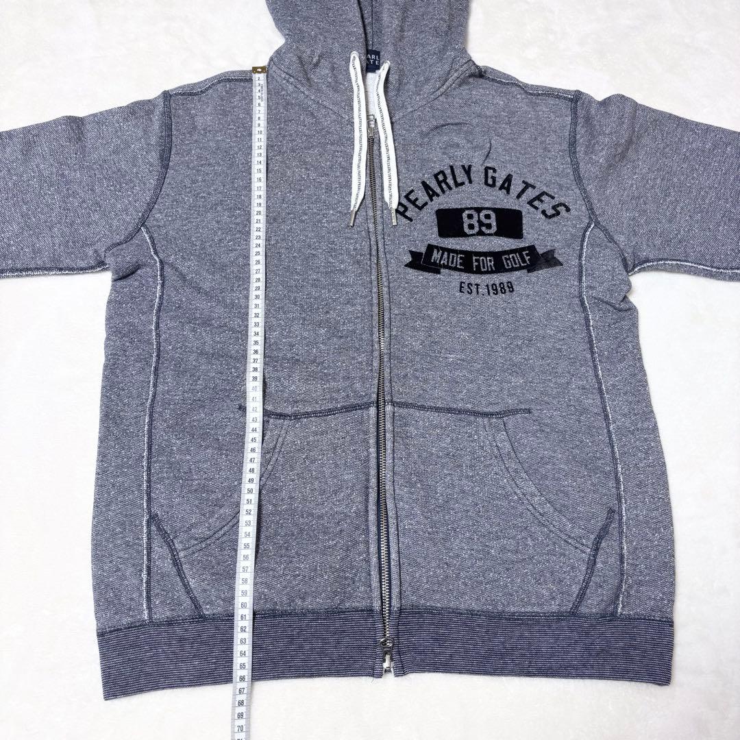 【美品】PEARLY GATES パーリーゲイツ　フルジップパーカー　サイズ5