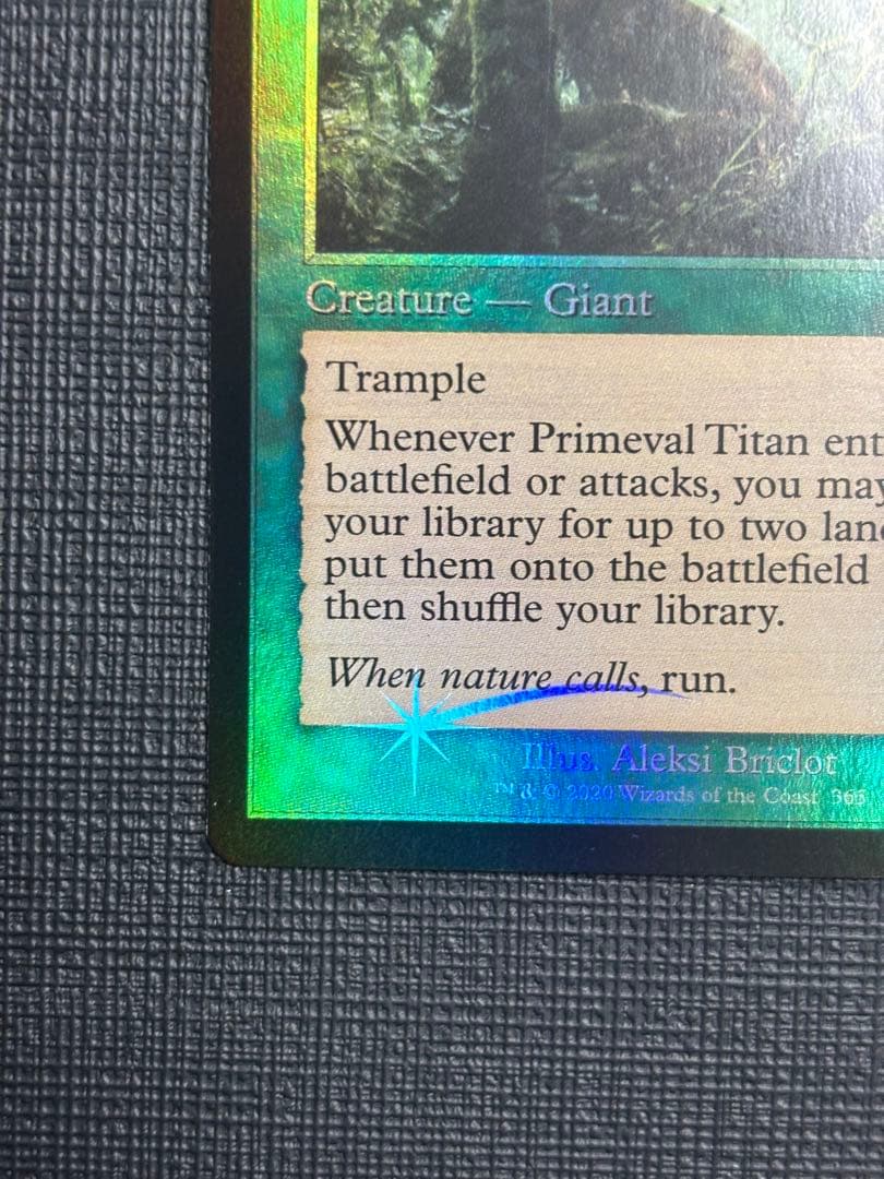 原始のタイタン/Primeval Titan Retro Frame Foil