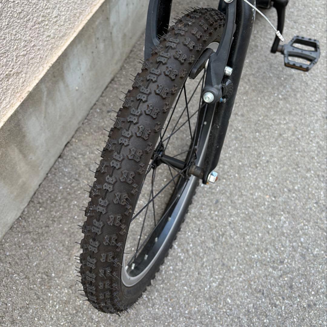 ダイワサイクル ダートレイルキッズDTL-K18ブラック補助輪なしスタンドなし