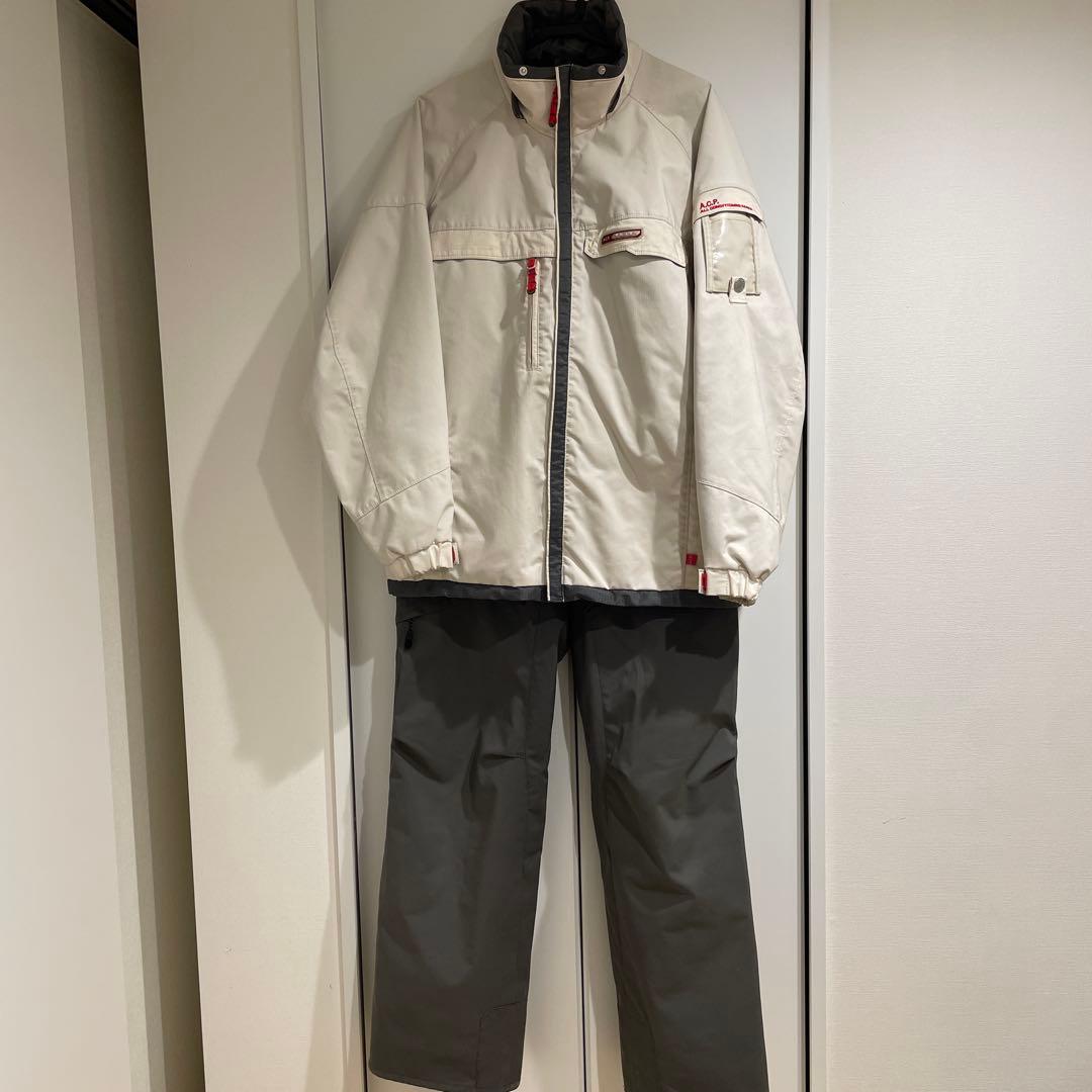 Ｐhenix スキーウェア ホワイト/グレー 男性用