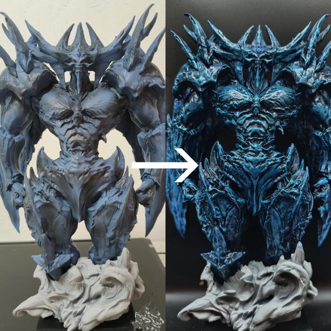 遊☆戯☆王 さんげんしん リペイント フィギュア 3体