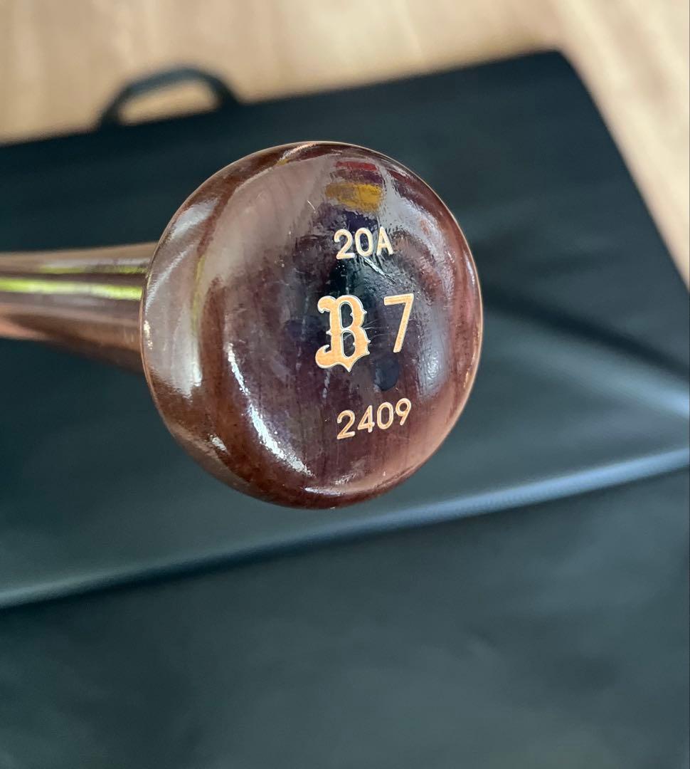 オリックスバファローズ　西川龍馬 #7　バット NPBマーク 支給品　実使用