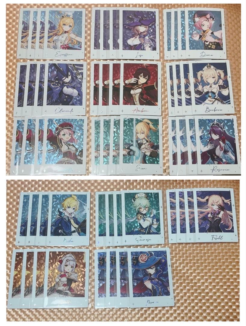 【バラ売り可】原神　チェキ　原神fes ホログラムチェキ　カード