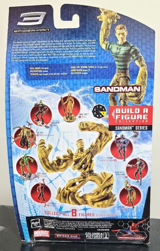 サンドマン 6インチアクションフィギュア 映画版 マーベルレジェンド
