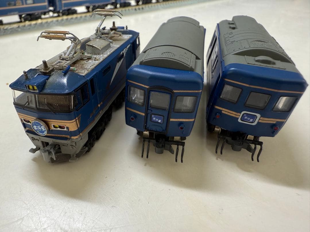 【加工多数】Bトレ EF510-500＋24系北斗星12両（N化済・2M付）