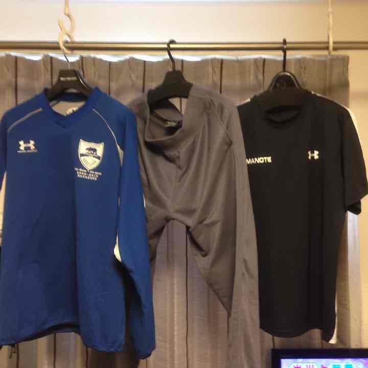 ラグビー 札幌山の手 アンダーアーマー3点セット 花園