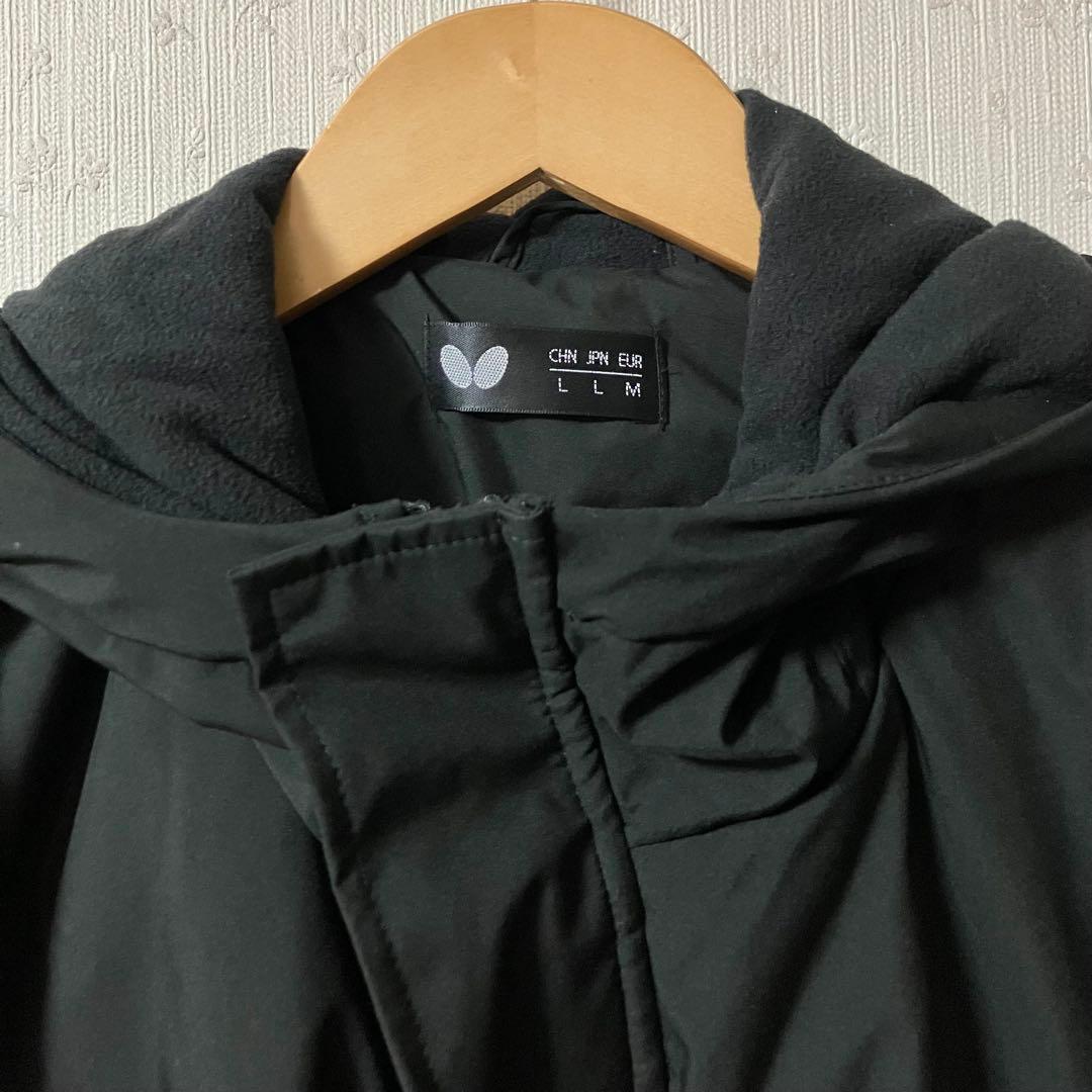 【極美品】 バタフライ ベンチコート ロングコート Lサイズ ブラック 黒
