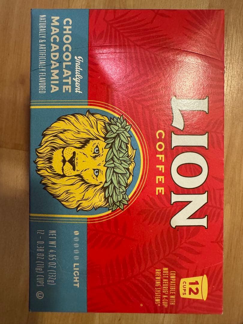 ライオンコーヒー キューリグKカップ 4種セット 48個バニラヘーゼルココナッツ