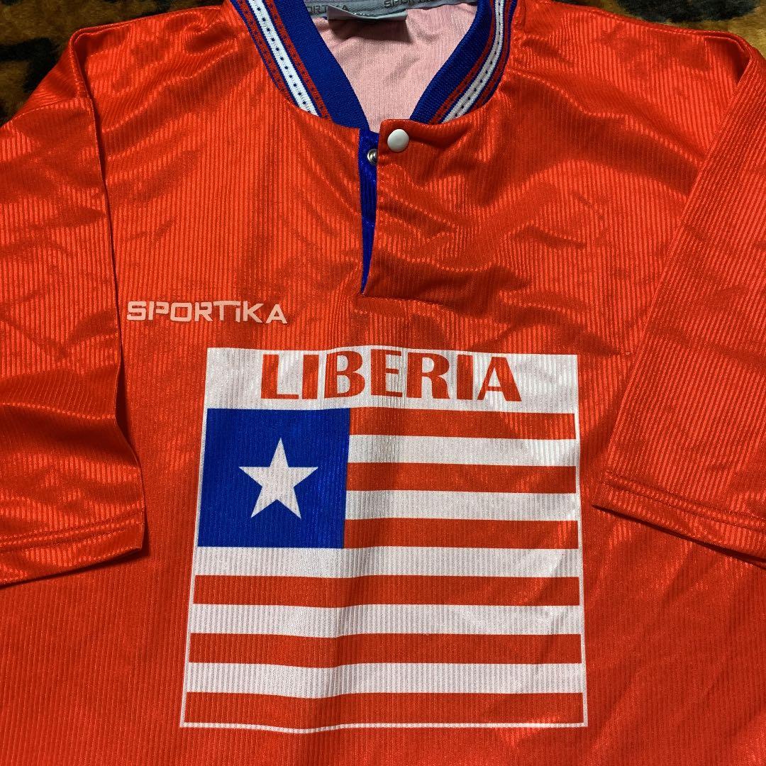 リベリア代表レプリカユニフォーム　XOサイズ　football アフリカ
