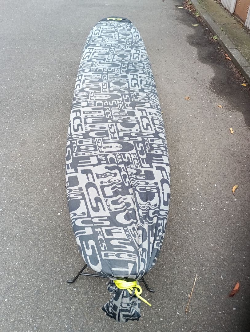 9.6ジョエルチューダーサーフボード　シングルフィンFCSケース付き