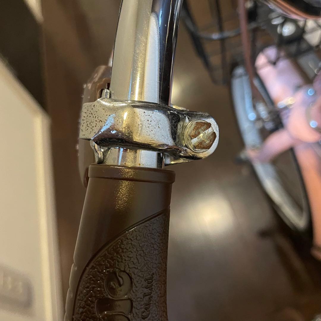 【引き取り限定】people いきなり自転車 16型 パステルピンク