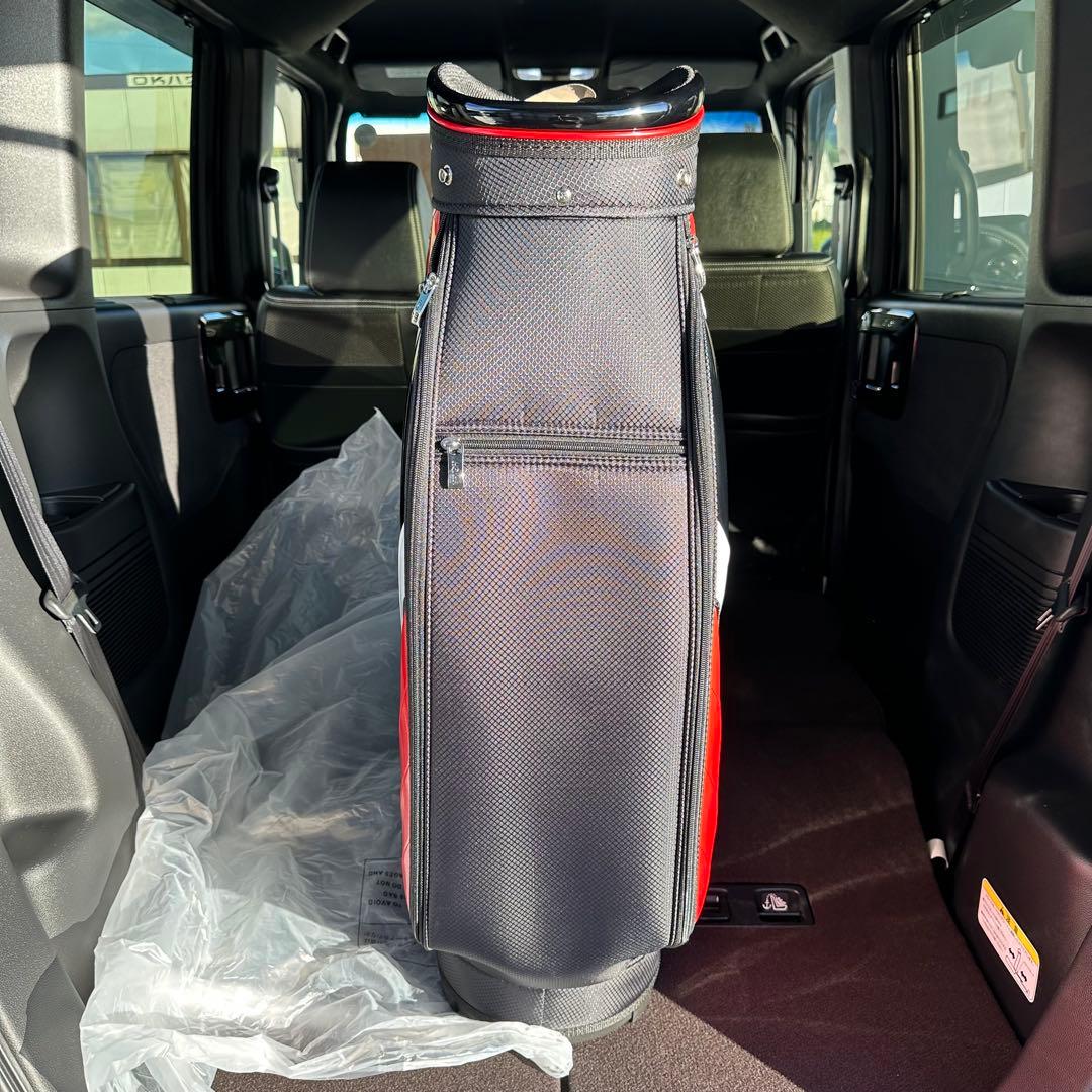 【新品未使用】HONMA キャディバッグ BK/RED