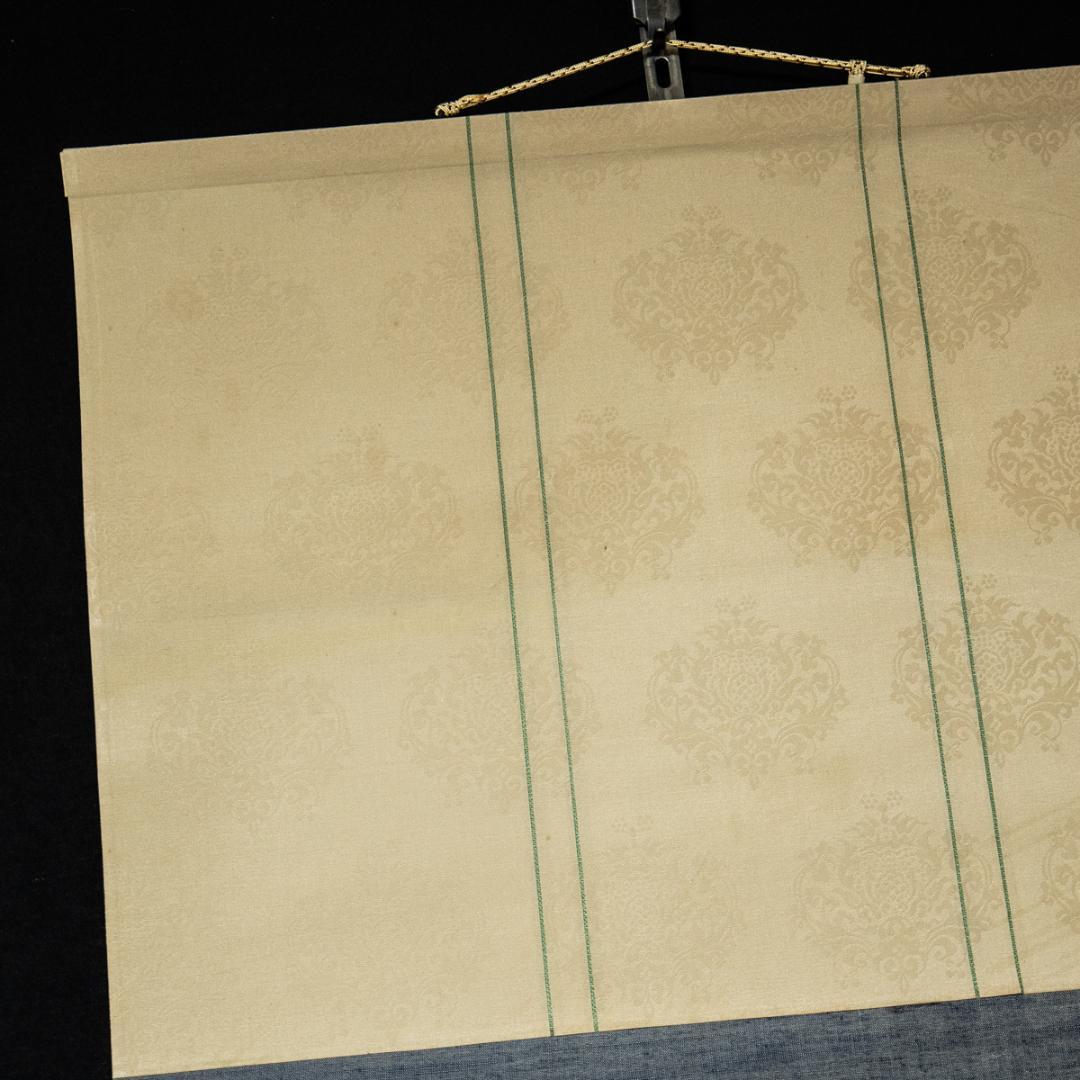 掛軸-1418　尾崎利太郎　住吉おどり図　共箱