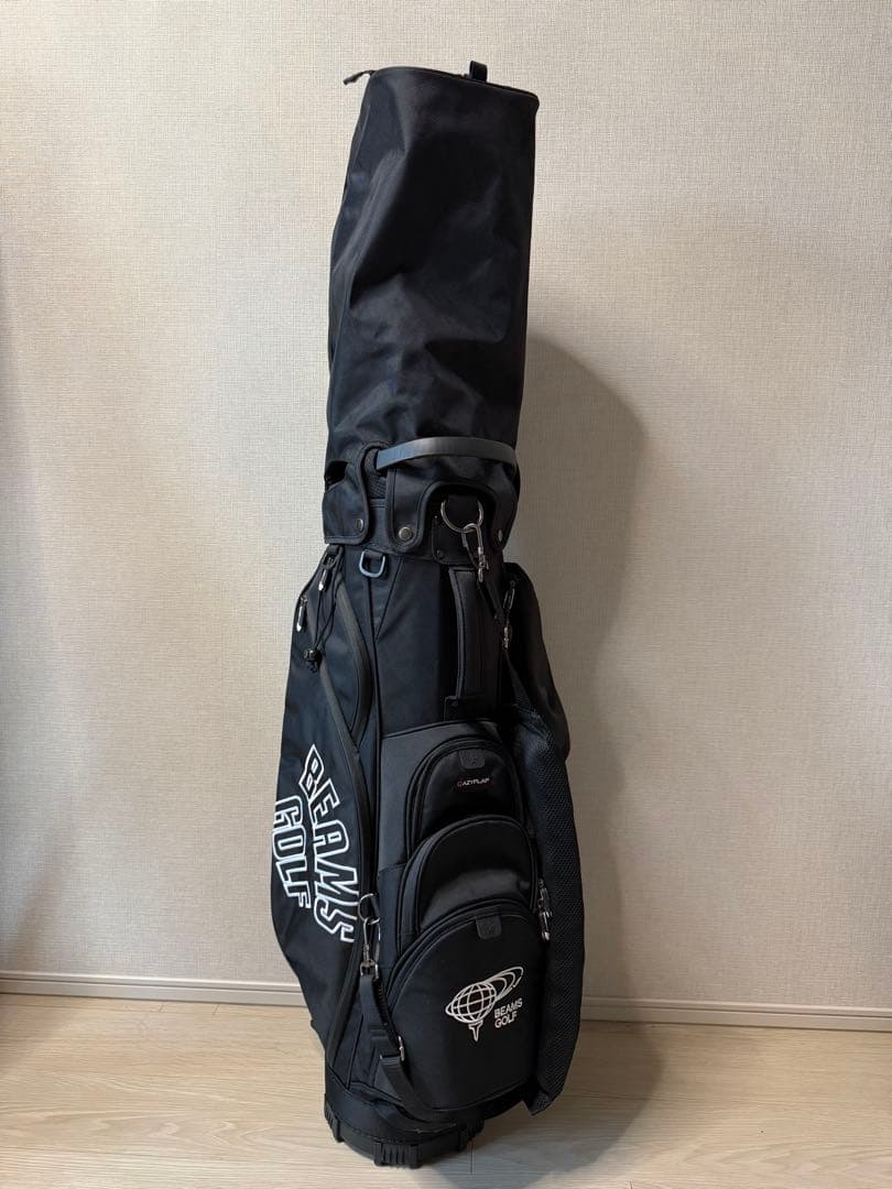 BEAMS GOLF キャディバッグ ブラック