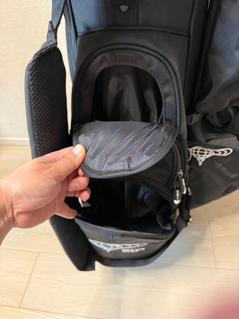 BEAMS GOLF キャディバッグ ブラック