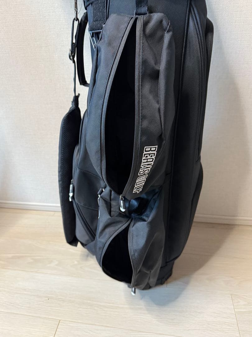 BEAMS GOLF キャディバッグ ブラック