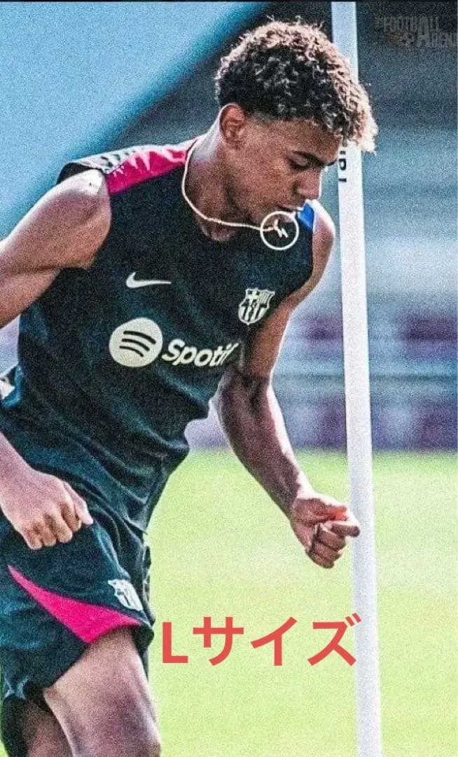 完売品 早い者勝ち ヤマル バルセロナノースリーブ トレーニングウェア上下セット