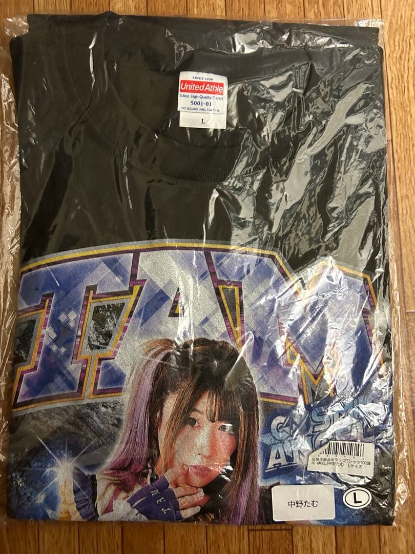スターダム　中野たむ選手　ラップTシャツ
