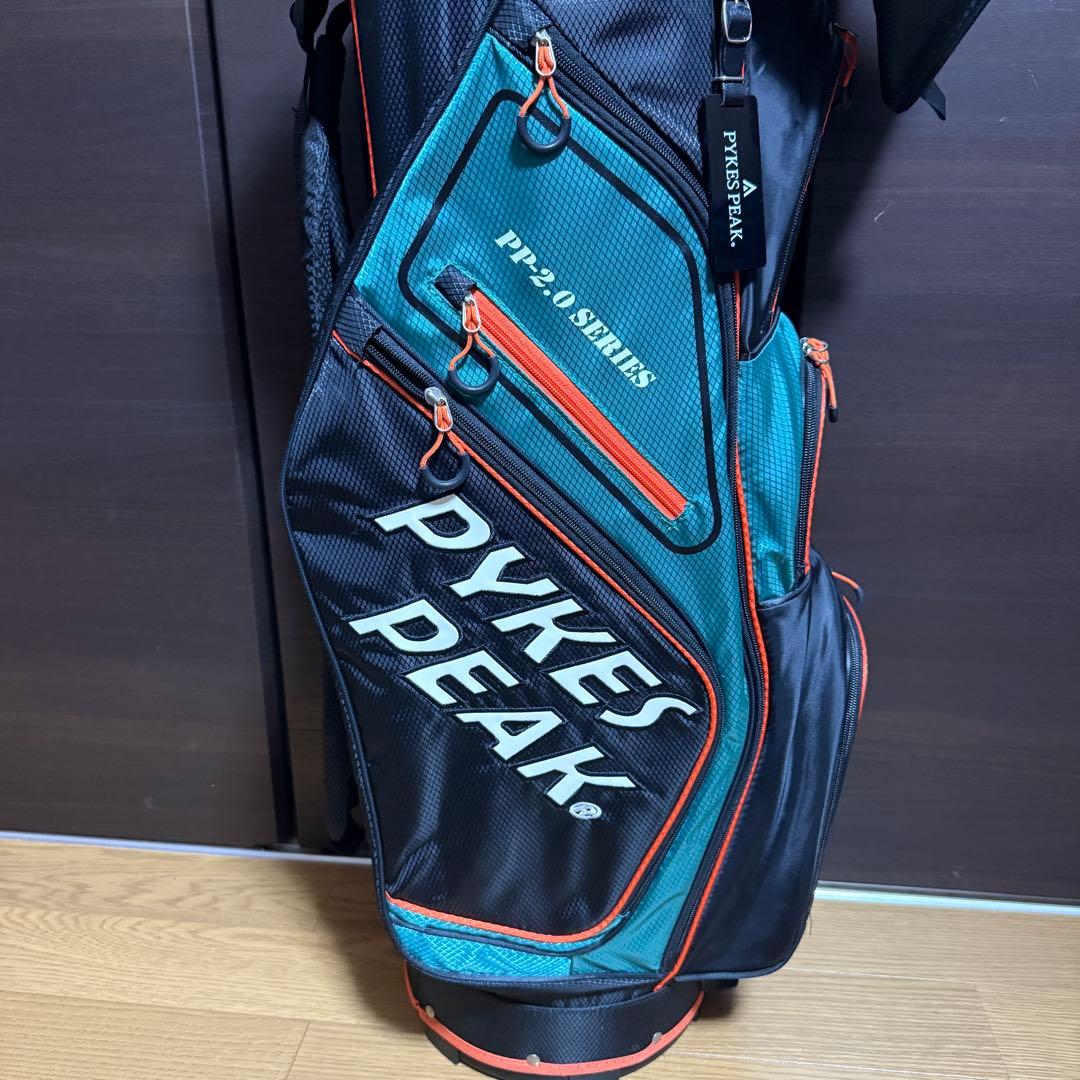 現行品 PYKES PEAK キャディバッグ ゴルフ PPS-0 SERIES