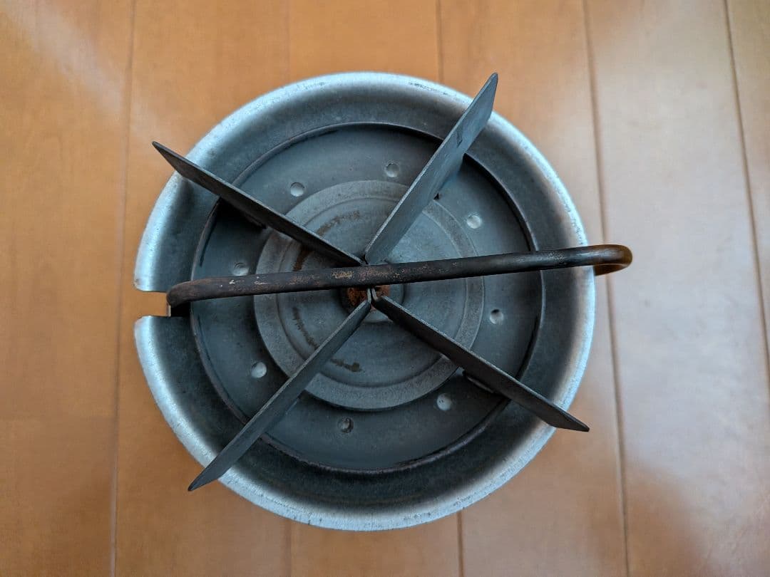 コールマン508 ツーレバーガソリンストーブ完動品とヒーターアタッチメントセット