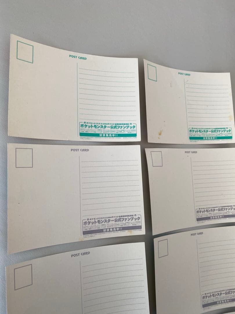 【当時品】ポケモン 金銀 クリスタル 予約特典 ポストカード おまけ付き