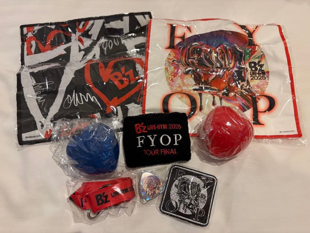 B'z LIVEGYM2025FYOP会場限定ガチャ7点★ファイナルリスバンあり