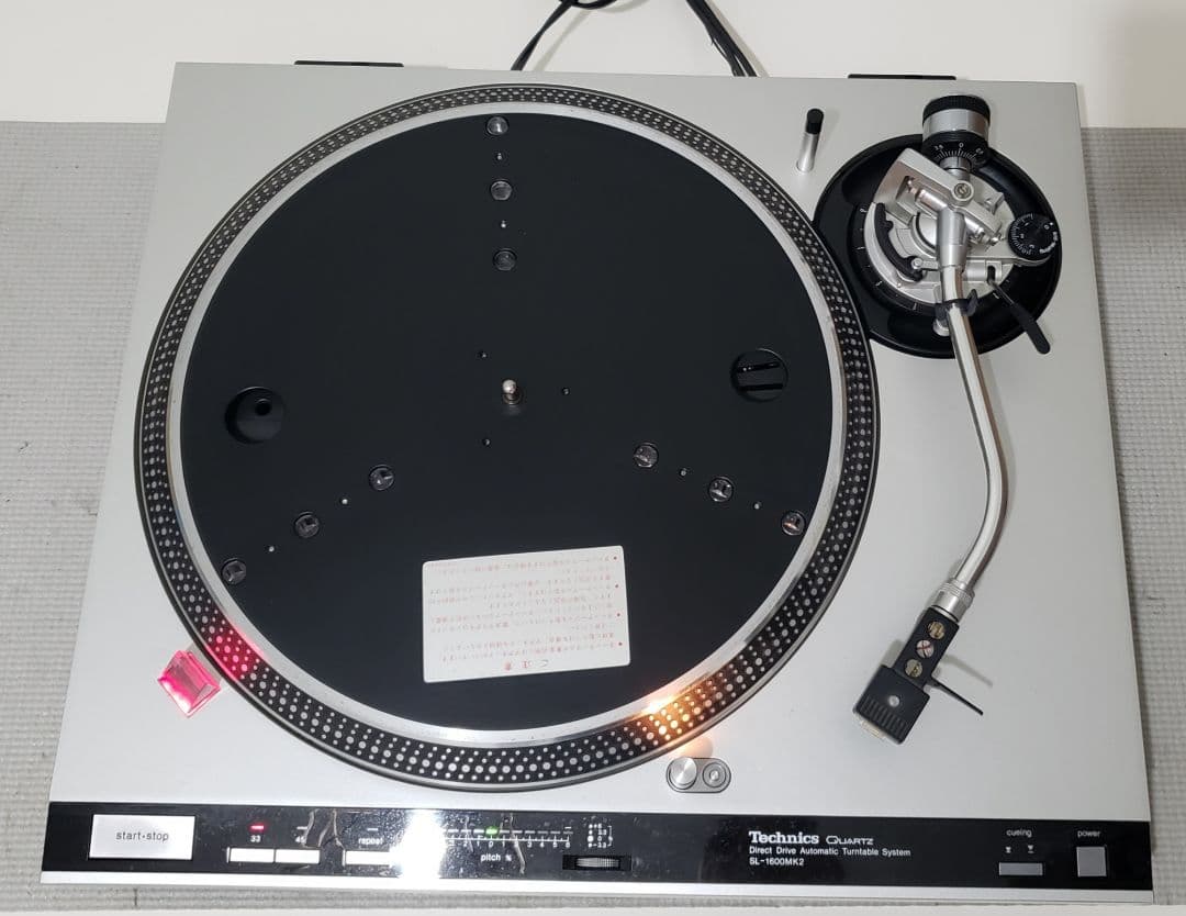 Technics SL-1600 MK2 ターンテーブル（希少品、美品）