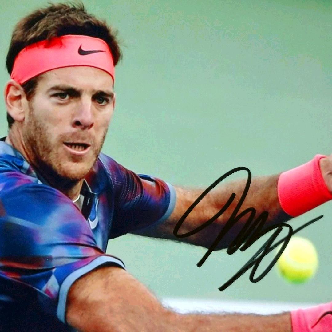 セール中…ファン・マルティン・デル・ポトロ直筆サイン入り写真…プロテニスプレーヤ